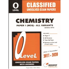 Redspot O Level Classified Chemistry Paper 1 Unsolved Past Papers